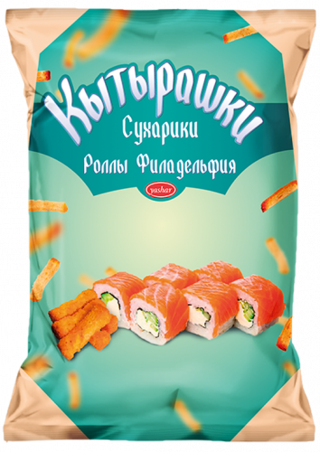 "Кытырашки" с роллами филадельфия