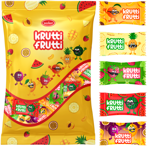 Жевательная карамель "Krutti-Frutti"