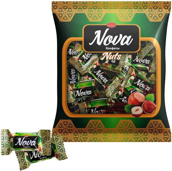  "Nova"  фундук менен жасалган момпосуйу